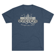 Load image into Gallery viewer, Ogopogo Lake Monster Soft Vintage Men's Tri-Blend Crew Tee