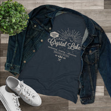 Load image into Gallery viewer, Crystal Lake Summer Camp Vintage Women's Tri-blend Tee