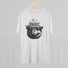 Load image into Gallery viewer, Smokey The Bear Tri-Blend  Men's Shirt Tri-Blend Crew Tee