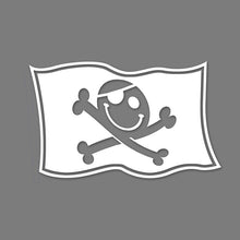 Load image into Gallery viewer, Defcon Pirate Flag Hacker Vinyl Laptop Sticker (multi color)