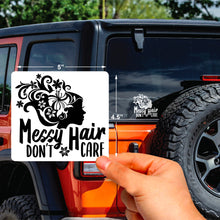 Load image into Gallery viewer, Messy Hair Don't Care Girl Offroad Decal Sticker