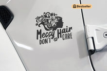 Load image into Gallery viewer, Messy Hair Don't Care Girl Offroad Decal Sticker