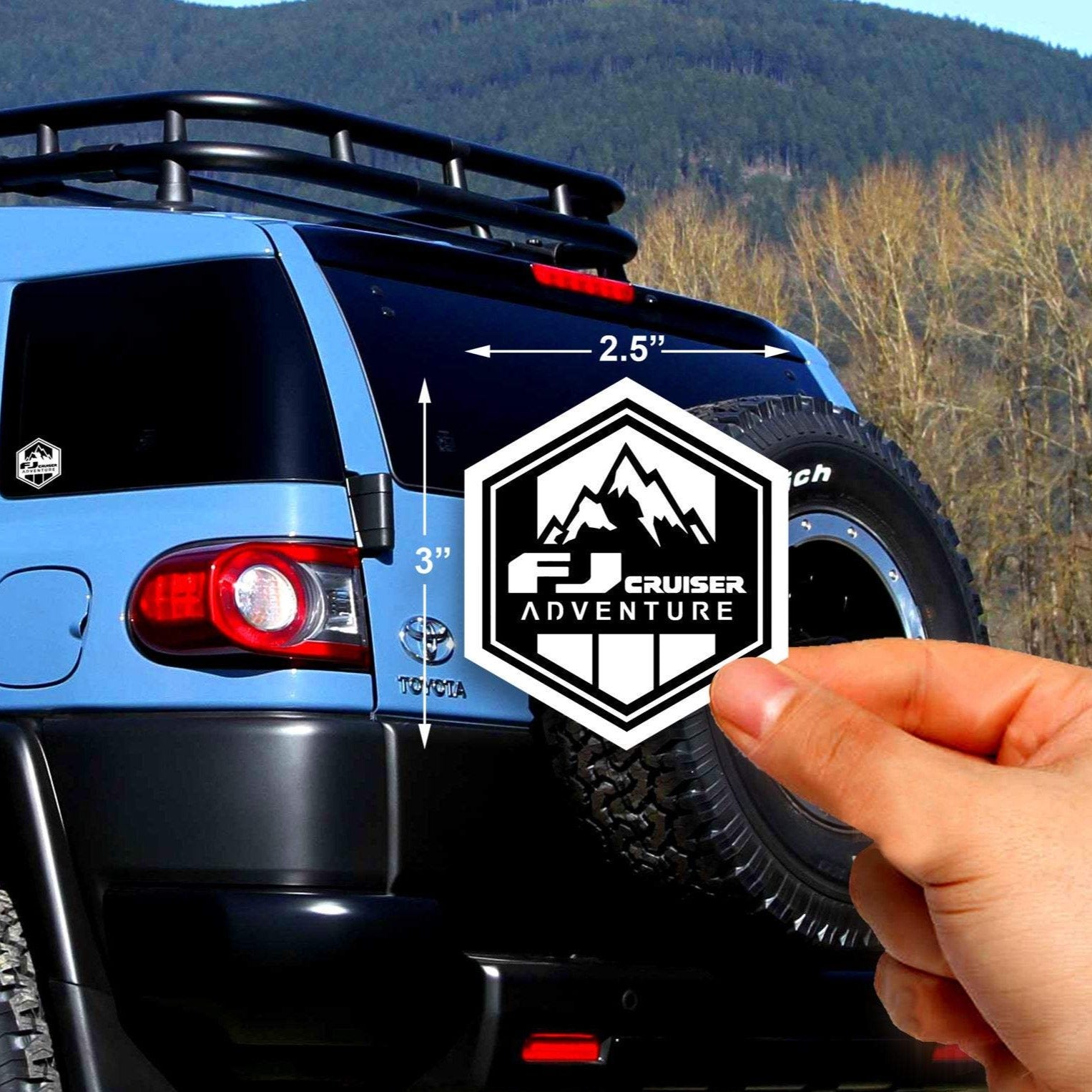 FJ Cruiser Adventure window sticker decal – bitcowsstickers