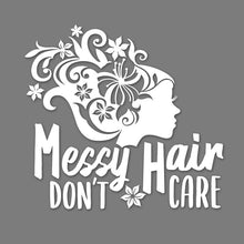 Load image into Gallery viewer, Messy Hair Don't Care Girl Offroad Decal Sticker