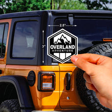 Load image into Gallery viewer, Customizable Overland Jeep Adventure window sticker decal