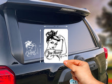Load image into Gallery viewer, Customizable Jeep Girl yota Girl/Lady Rosie the Riveter 4Runner or FJ Cruiser Decal Sticker