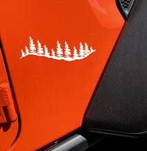 Load image into Gallery viewer, Ski Trees Adventure Outdoor window sticker decal