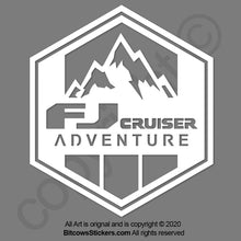Load image into Gallery viewer, FJ Cruiser Adventure window sticker decal