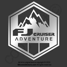 Load image into Gallery viewer, FJ Cruiser Adventure window sticker decal