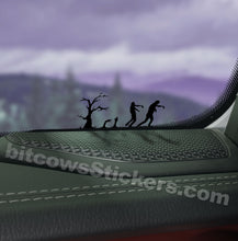 Load image into Gallery viewer, Zombie Windshield Decal 4x4 Big Walking Dead Zombie sticker