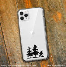 Load image into Gallery viewer, Bigfoot Windshield Window Decal Chasing Car Big Foot Sticker Sasquatch  Easter Egg bitcowsstickers.com