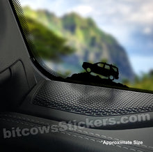 Load image into Gallery viewer, Ford Bronco Sport Windshield Decal Sticker Easter Egg (2 count) bitcowsstickers.com