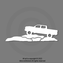 Load image into Gallery viewer, Tacoma Truck on Hill Windshield Decal Sticker (2 count)