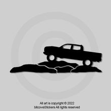 Load image into Gallery viewer, Tacoma Truck on Hill Windshield Decal Sticker (2 count)