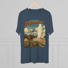 Load image into Gallery viewer, Yellowstone National Park Shirt Men's Tri-Blend Crew Tee
