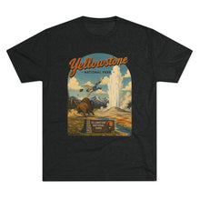 Load image into Gallery viewer, Yellowstone National Park Shirt Men's Tri-Blend Crew Tee
