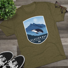 Load image into Gallery viewer, Glacier Bay National Park Men&#39;s Tri-Blend Crew Tee
