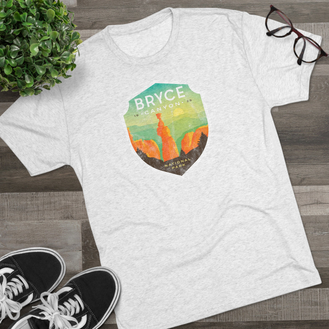 Bryce Canyon National Park Men's Tri-Blend Crew Tee