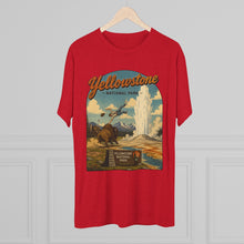 Load image into Gallery viewer, Yellowstone National Park Shirt Men's Tri-Blend Crew Tee
