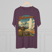 Load image into Gallery viewer, Yellowstone National Park Shirt Men's Tri-Blend Crew Tee

