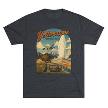Load image into Gallery viewer, Yellowstone National Park Shirt Men's Tri-Blend Crew Tee
