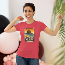 Load image into Gallery viewer, Cannon Beach Women&#39;s Tri-blend Tee | Vintage Style, Travel Vibe
