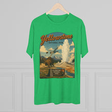 Load image into Gallery viewer, Yellowstone National Park Shirt Men's Tri-Blend Crew Tee
