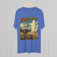 Load image into Gallery viewer, Yellowstone National Park Shirt Men's Tri-Blend Crew Tee
