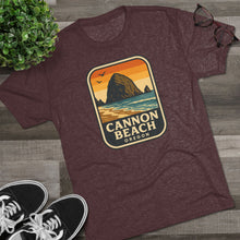 Load image into Gallery viewer, Cannon Beach Adventure Tee Men&#39;s Tri-blend
