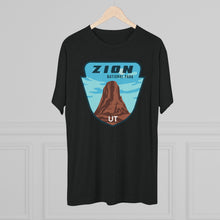 Load image into Gallery viewer, Zion National Park Men&#39;s Tri-Blend Crew Tee
