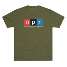 Load image into Gallery viewer, NPR National Propaganda T-shrit Men&#39;s Tri-Blend Crew Tee
