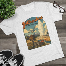 Load image into Gallery viewer, Yellowstone National Park Shirt Men's Tri-Blend Crew Tee
