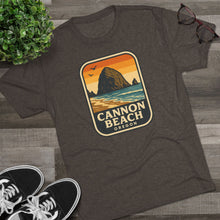 Load image into Gallery viewer, Cannon Beach Adventure Tee Men&#39;s Tri-blend
