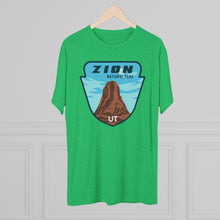 Load image into Gallery viewer, Zion National Park Men&#39;s Tri-Blend Crew Tee
