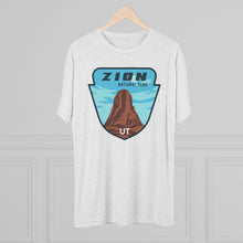 Load image into Gallery viewer, Zion National Park Men&#39;s Tri-Blend Crew Tee
