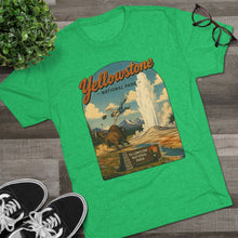 Load image into Gallery viewer, Yellowstone National Park Shirt Men's Tri-Blend Crew Tee
