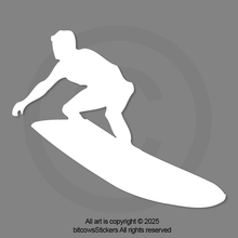Load image into Gallery viewer, Surfboard  Water Sport Vinyl Decal, Window Bumper Sticker
