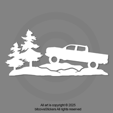 Load image into Gallery viewer, Tacoma Truck on Hill Windshield Decal Sticker (2 count)
