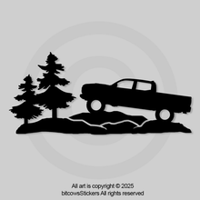 Load image into Gallery viewer, Tacoma Truck on Hill Windshield Decal Sticker (2 count)

