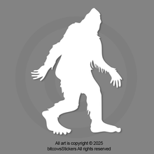 Load image into Gallery viewer, Bigfoot, Sasquatch, Yeti, Walking Vinyl Decal, Window Bumper Sticker
