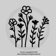 Load image into Gallery viewer, Flower Garden Easter egg Windshield Decal Sticker
