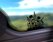 Load image into Gallery viewer, Flower Garden Easter egg Windshield Decal Sticker
