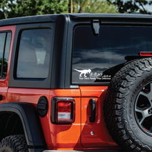 Load image into Gallery viewer, Your Stick Family was Delicious stick figure Windshield Decal
