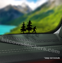 Load image into Gallery viewer, BitcowsStickers.com bigfoot
