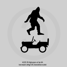 Load image into Gallery viewer, Bigfoot Jeep Sticker Pack Windshield Decal Sticker
