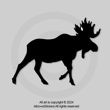 Load image into Gallery viewer, Moose Family Windshield Window Decal Sticker Easter Egg
