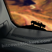 Load image into Gallery viewer, Ford Ranger Raptor Windshield Window on Hill Decal Sticker Easter Egg (2 count)
