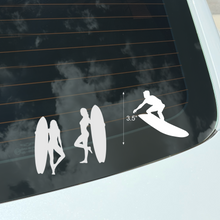 Load image into Gallery viewer, Surfboard  Water Sport Vinyl Decal, Window Bumper Sticker
