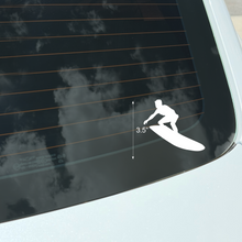Load image into Gallery viewer, Surfboard  Water Sport Vinyl Decal, Window Bumper Sticker
