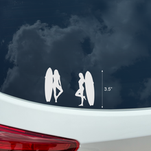 Load image into Gallery viewer, Surfboard  Water Sport Vinyl Decal, Window Bumper Sticker
